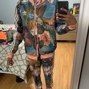 Adidas Floral Tracksuit